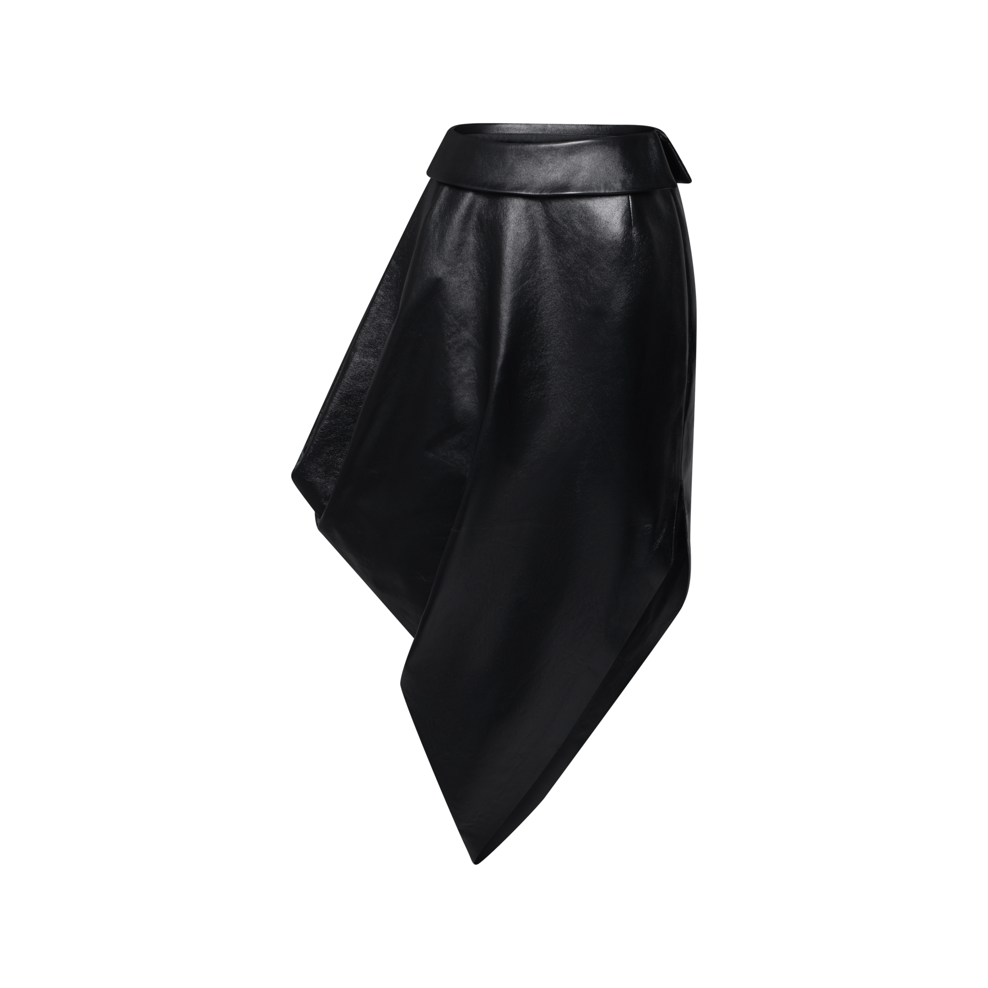 Asymmetrical Leather Skirt - Women - Ready-to-Wear | LOUIS VUITTON ®